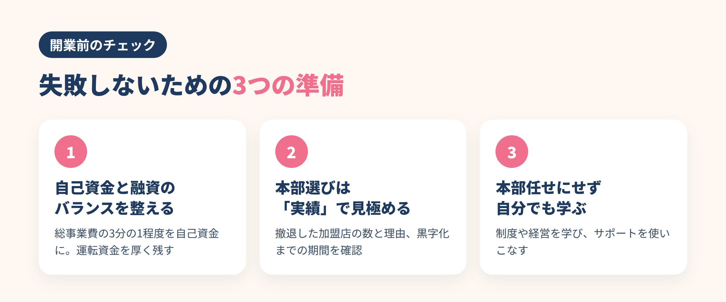 未経験の起業で失敗しないための3つの準備